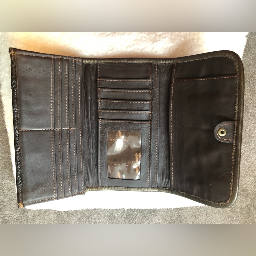 American West NWOT tri-fold leather wallet - Picture 6 of 12